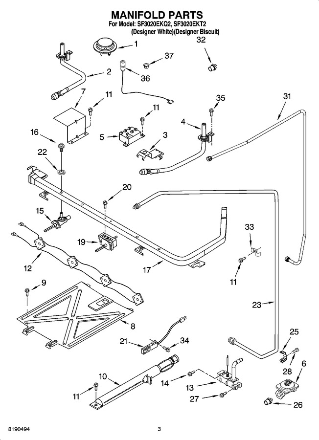 Diagram for SF3020EKQ2