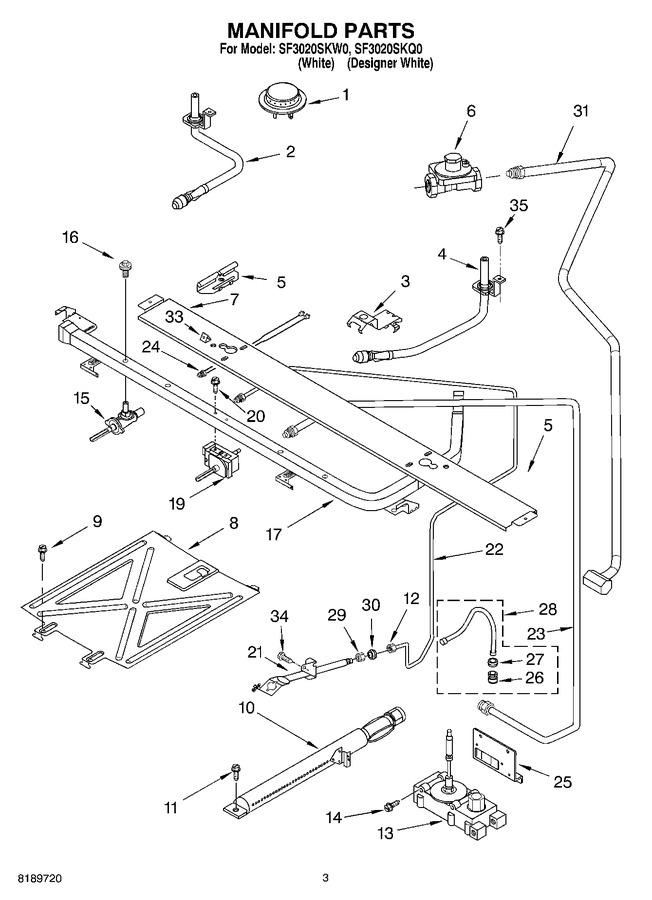 Diagram for SF3020SKW0