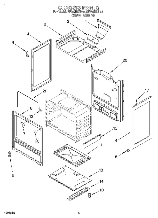 Diagram for SF302BSEW0