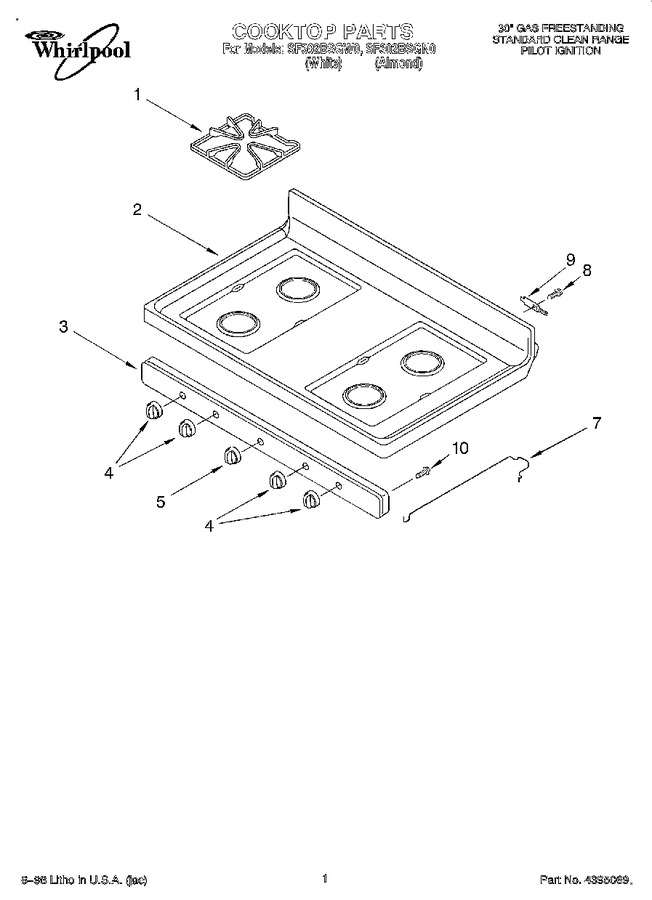 Diagram for SF302BSGW0