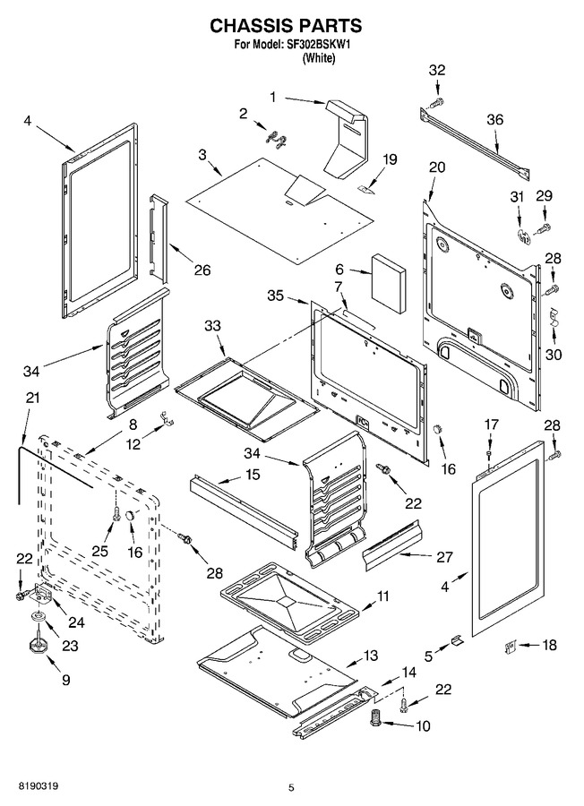 Diagram for SF302BSKW1