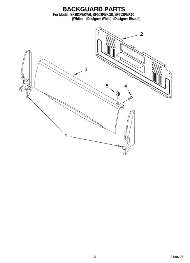 Diagram for SF303PEKT0