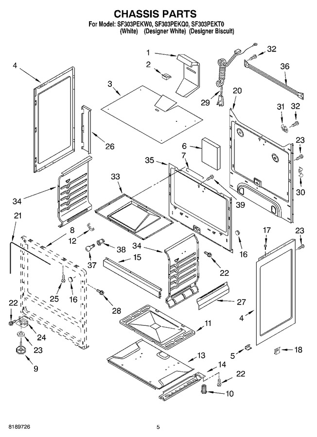 Diagram for SF303PEKT0