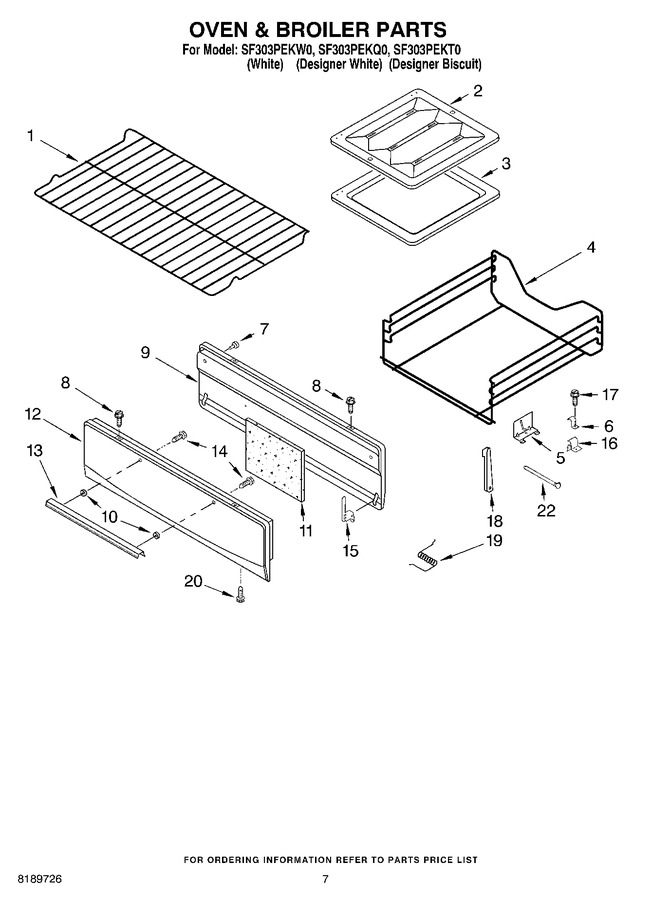 Diagram for SF303PEKQ0