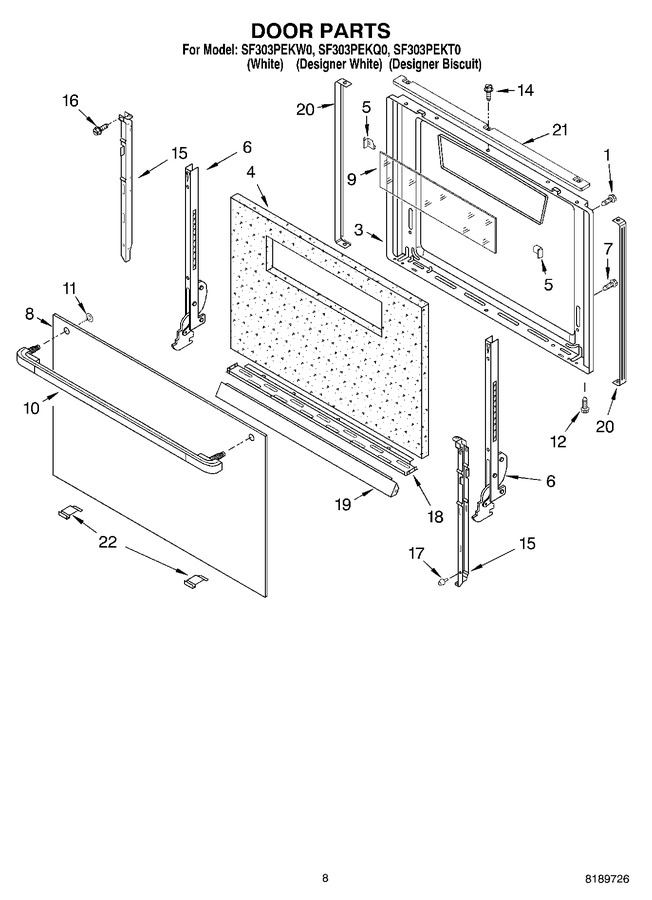 Diagram for SF303PEKQ0