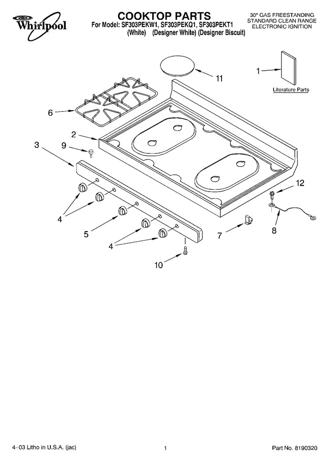 Diagram for SF303PEKW1