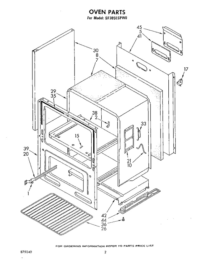 Diagram for SF305ESPW0