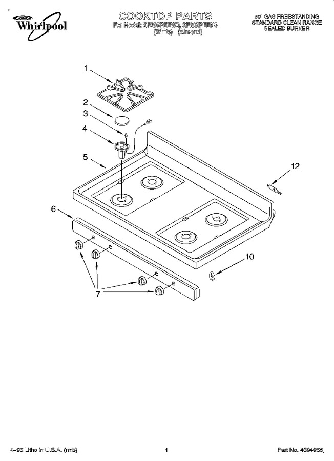 Diagram for SF305PEEW0