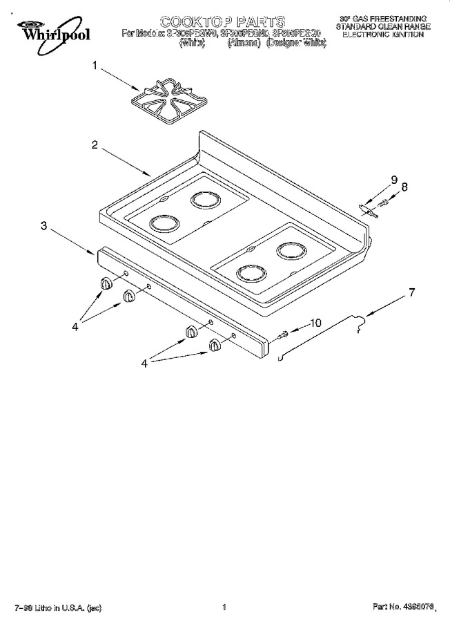Diagram for SF306PEGW0