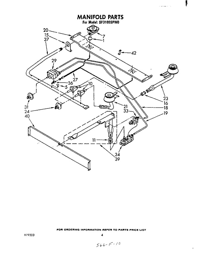 Diagram for SF3100SPW0