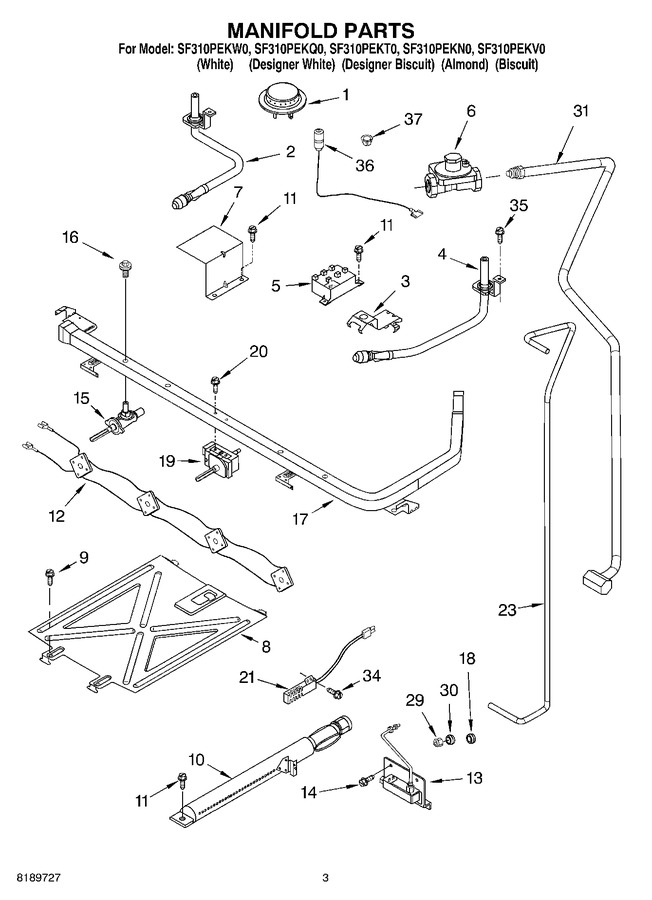 Diagram for SF310PEKW0