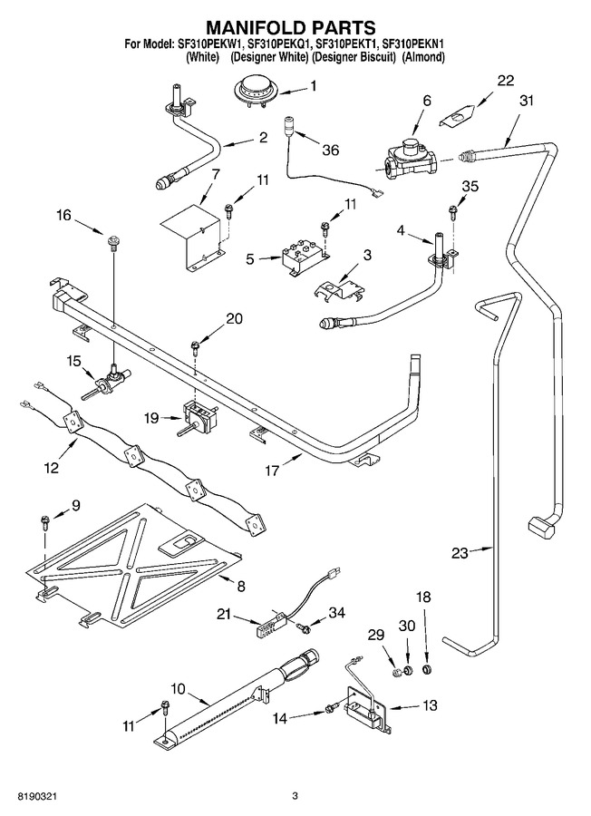 Diagram for SF310PEKW1