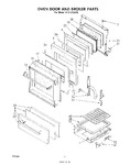 Diagram for 04 - Oven Door And Broiler