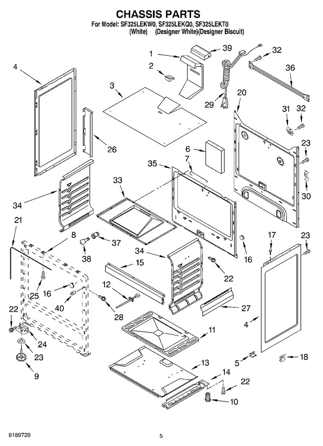 Diagram for SF325LEKQ0