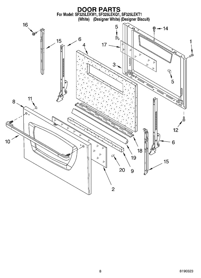 Diagram for SF325LEKQ1