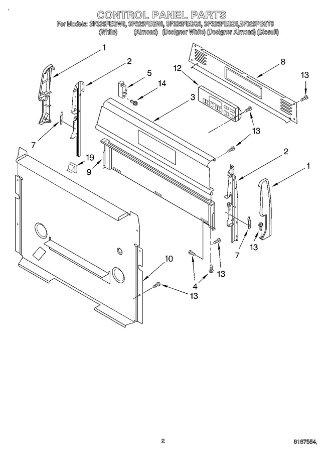 Diagram for SF325PEGW6
