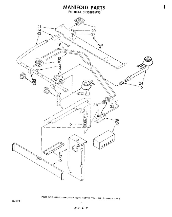 Diagram for SF330PEKW0