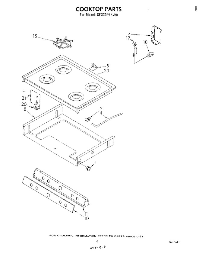 Diagram for SF330PEKW0
