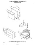 Diagram for 04 - Oven Door And Broiler