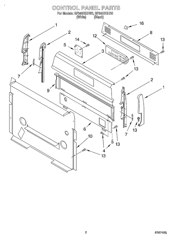 Diagram for SF340BEHW0