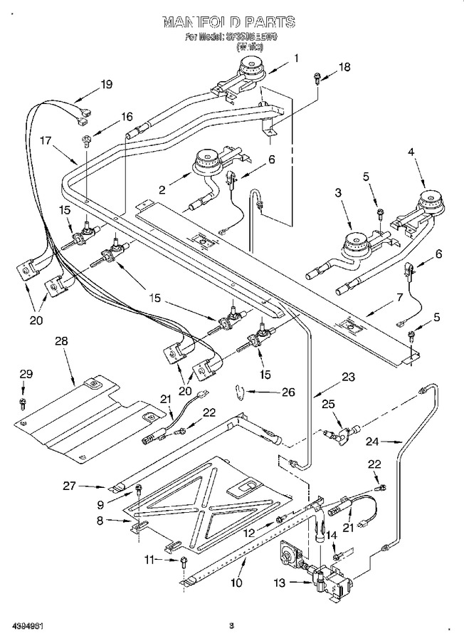 Diagram for SF350BEEW0