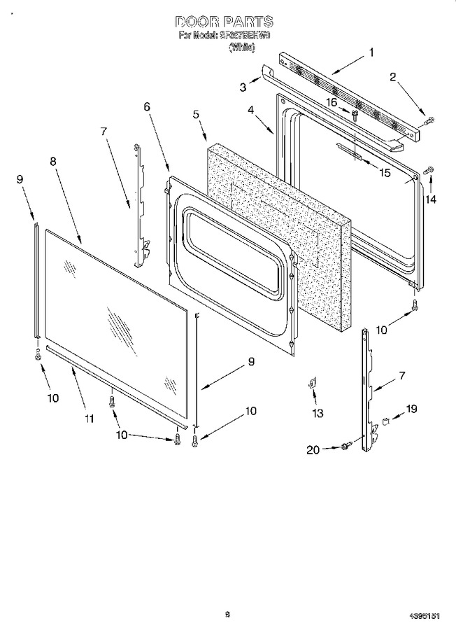 Diagram for SF357BEHW0