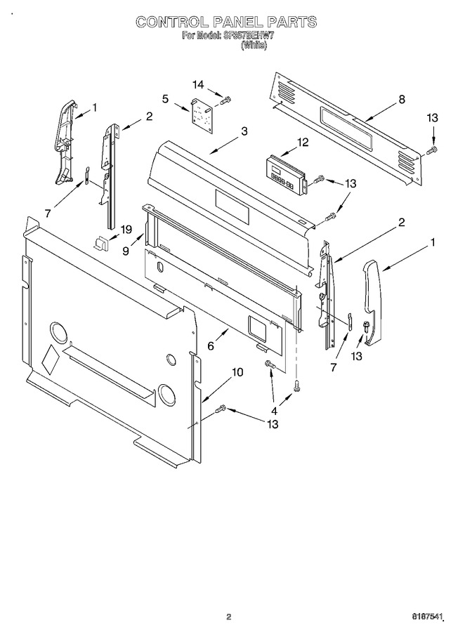 Diagram for SF357BEHW7