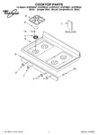 Diagram for 01 - Cooktop, Literature