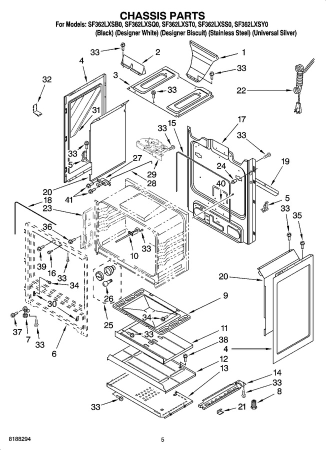 Diagram for SF362LXST0