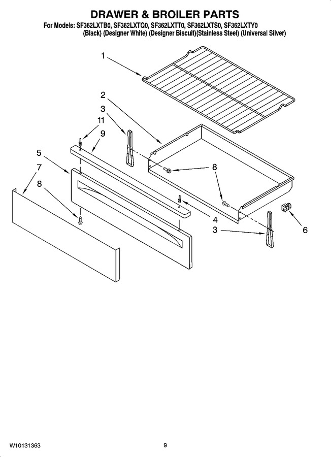 Diagram for SF362LXTQ0
