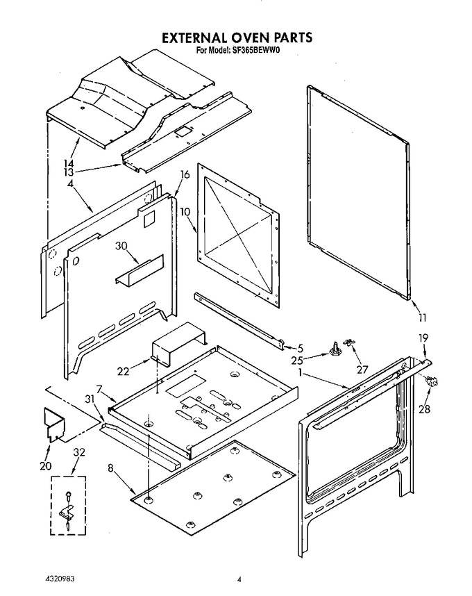 Diagram for SF365BEWN0