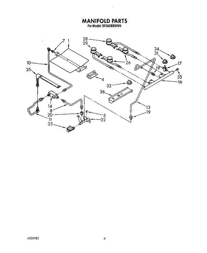 Diagram for SF365BEWW0