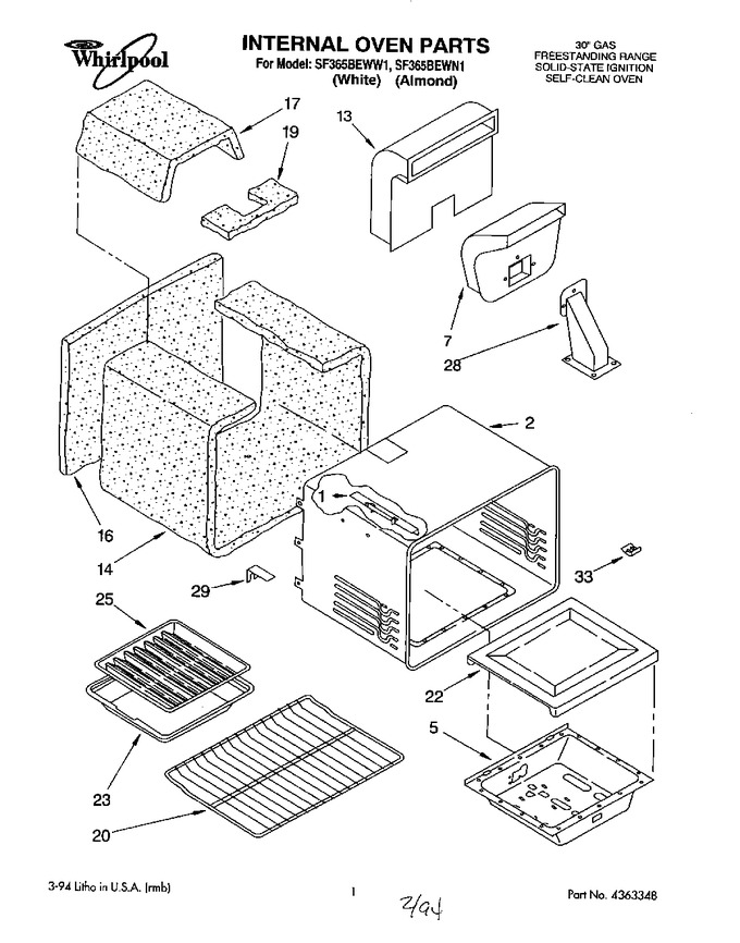 Diagram for SF365BEWN1