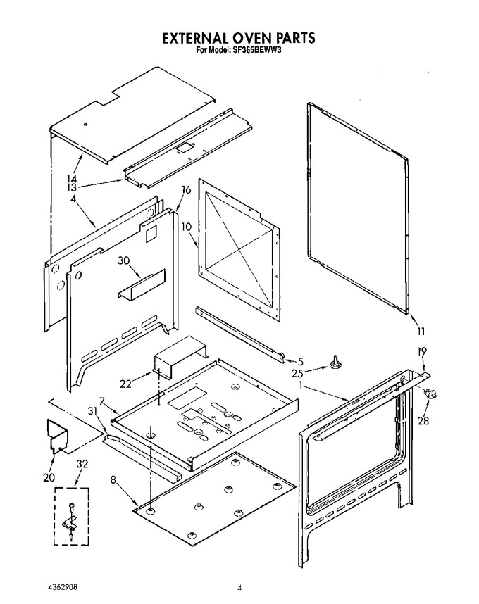 Diagram for SF365BEWN3