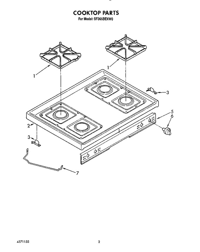 Diagram for SF365BEXW0