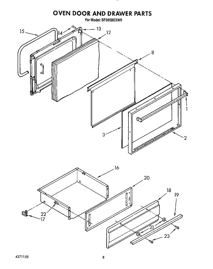 Diagram for SF365BEXW0