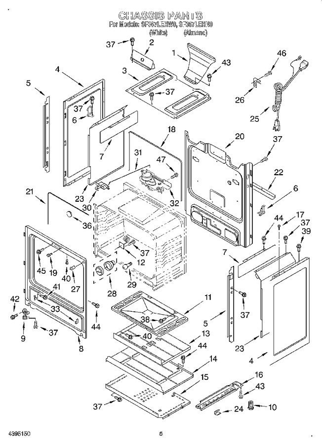 Diagram for SF367LEHW0