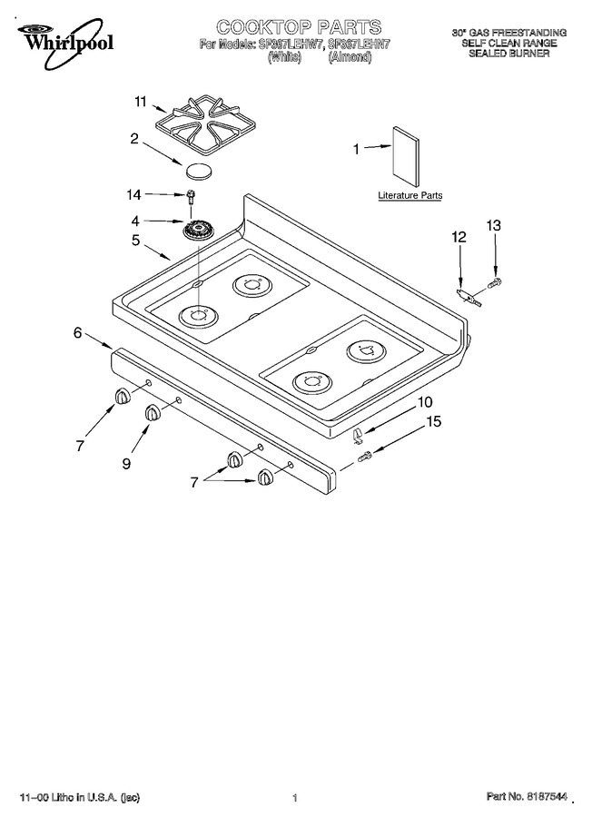 Diagram for SF367LEHW7