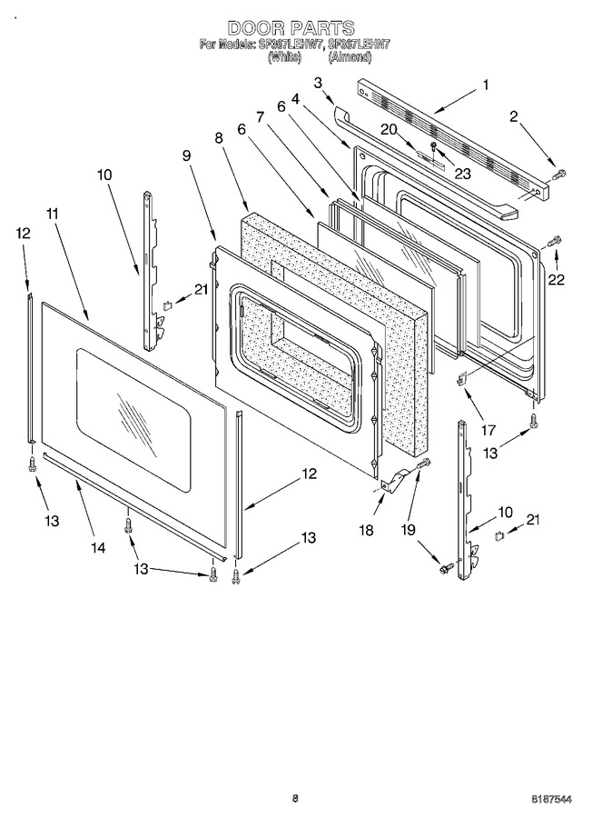 Diagram for SF367LEHW7