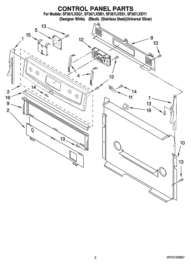 Diagram for SF367LXSY1