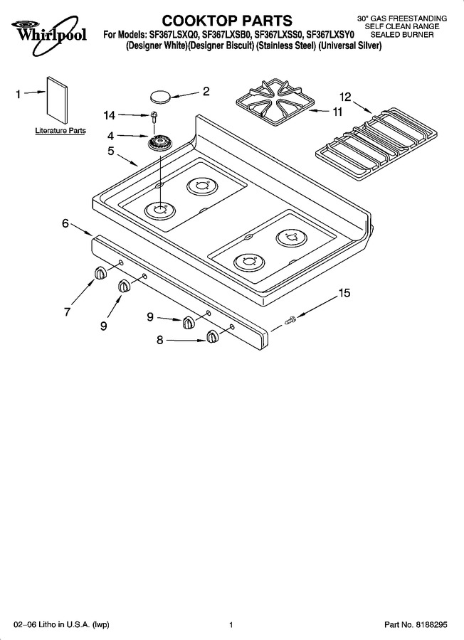 Diagram for SF367LXSY0