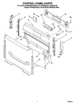 Diagram for 02 - Control Panel Parts