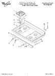 Diagram for 01 - Cooktop