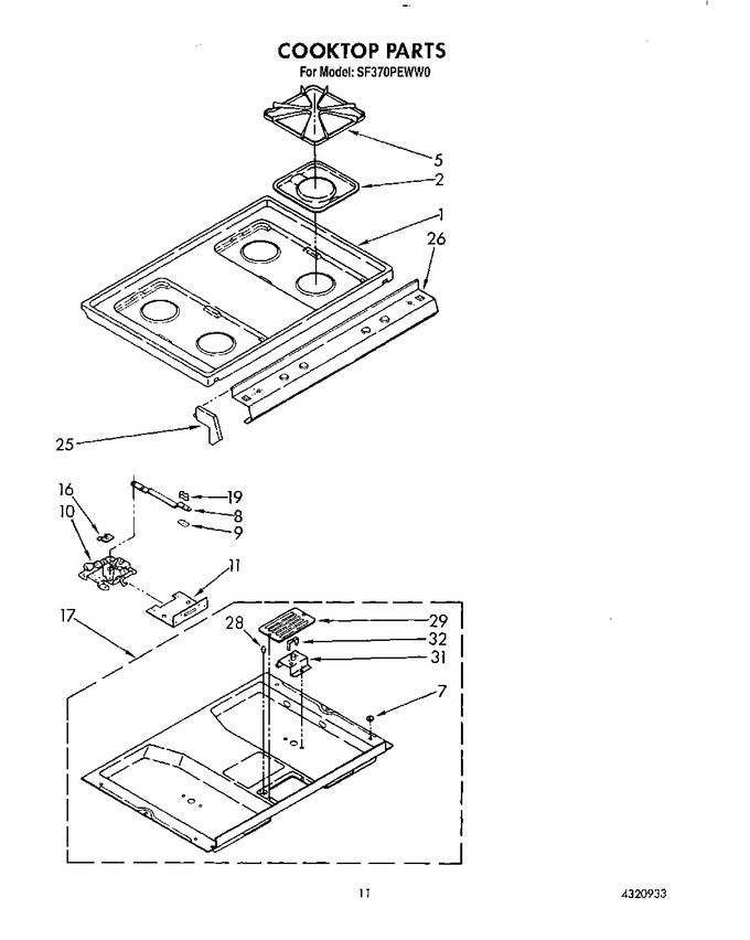 Diagram for SF370PEWN0