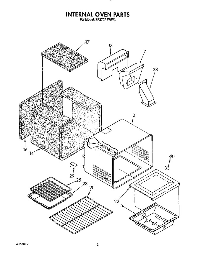 Diagram for SF370PEWW3