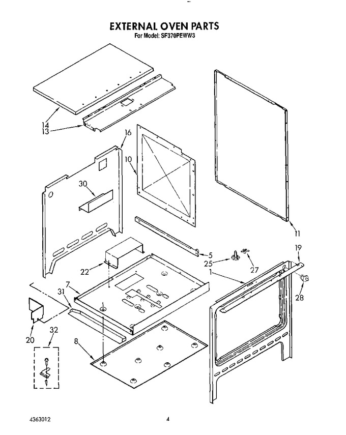 Diagram for SF370PEWN3