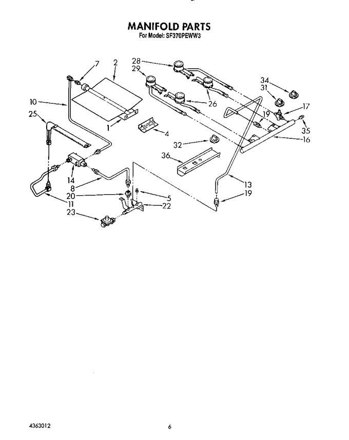 Diagram for SF370PEWN3