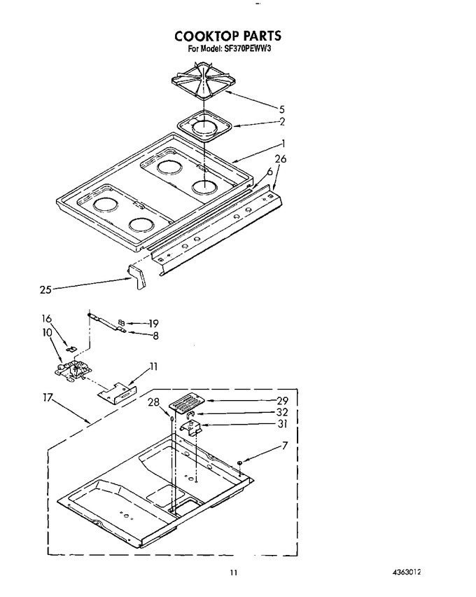 Diagram for SF370PEWN3