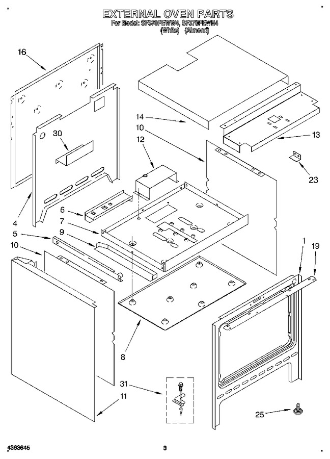 Diagram for SF370PEWN4