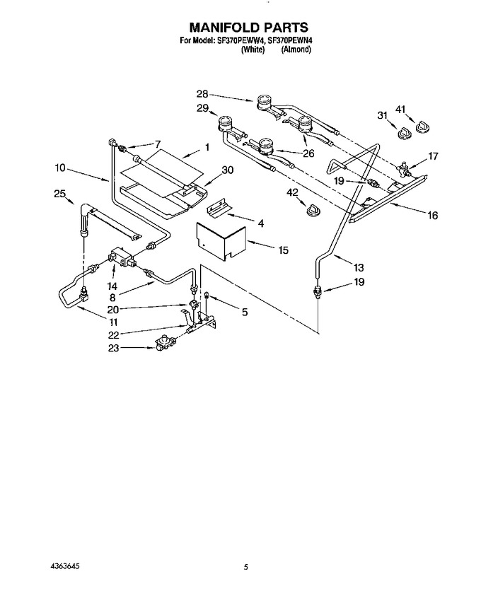 Diagram for SF370PEWN4